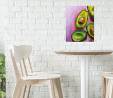 Lade das Bild in den Galerie-Viewer, B004 - Ölbild: Happy Avocado