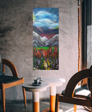 Lade das Bild in den Galerie-Viewer, B006 - Ölbild: Tulpenlandschaft