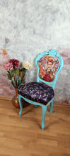 Load image into Gallery viewer, 1225-3 Stuhl Türkise mit individuellen Polstern