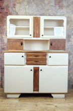Load image into Gallery viewer, 1243 Buffetschrank Retro - Creme / Holz