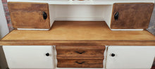 Load image into Gallery viewer, 1243 Buffetschrank Retro - Creme / Holz