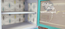Load image into Gallery viewer, 1235 Buffetschrank Retro - Türkise / Pastell