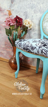 Load image into Gallery viewer, 1225-5 Stuhl Türkise mit individuellen Polstern