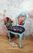 Load image into Gallery viewer, 1225-3 Stuhl Türkise mit individuellen Polstern
