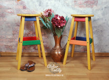 Load image into Gallery viewer, 1254 - Tiki Barhocker in gelb