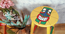 Load image into Gallery viewer, 1254 - Tiki Barhocker in gelb
