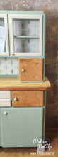 Load image into Gallery viewer, 1249 Buffetschrank Retro - Creme / Blau