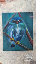 Lade das Bild in den Galerie-Viewer, B009 - Ölbild: Happy Bird