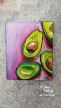 Lade das Bild in den Galerie-Viewer, B004 - Ölbild: Happy Avocado