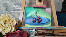 Lade das Bild in den Galerie-Viewer, B011 - Ölbild: Cherry Love
