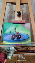 Lade das Bild in den Galerie-Viewer, B011 - Ölbild: Cherry Love