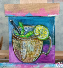 Load image into Gallery viewer, B015 - Minibild / Ölbild: Cocktail Moskau Mule