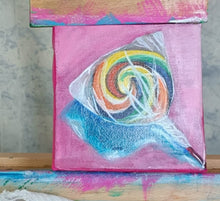 Load image into Gallery viewer, B016 - Minibild / Ölbild: Candy Lollipop