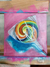 Load image into Gallery viewer, B016 - Minibild / Ölbild: Candy Lollipop
