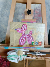 Load image into Gallery viewer, B024 Ölbild: Ballon Dog