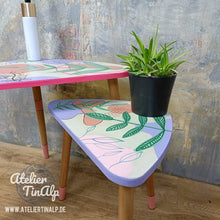 Load image into Gallery viewer, 1266 bunte Beistelltische im Retro Stil