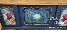 Load image into Gallery viewer, 1268 Sideboard / Kommode Chippendale Rosen
