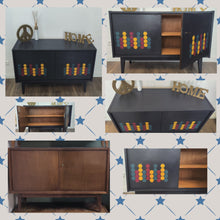 Load image into Gallery viewer, 1005 - Retrokommode mit geometrische Formen