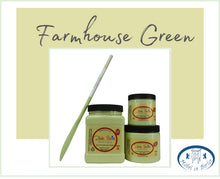 Load image into Gallery viewer, Dixie Belle Kreidefarbe in Farmhouse Green (helles Grün mit gelben Untertönen)