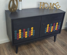 Load image into Gallery viewer, 1005 - Retrokommode mit geometrische Formen