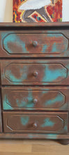 Load image into Gallery viewer, 1020 - Kommode Rost / Türkies