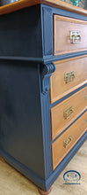 Load image into Gallery viewer, 1133 Kommode Eiche / Dunkelblau