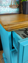 Load image into Gallery viewer, 1132 - Nachttisch in Saltwater (Türkis)