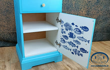 Load image into Gallery viewer, 1132 - Nachttisch in Saltwater (Türkis)