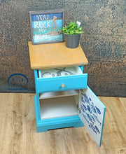 Load image into Gallery viewer, 1132 - Nachttisch in Saltwater (Türkis)