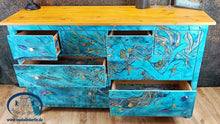 Load image into Gallery viewer, 1131 Sideboard "Siren of the Sea" Meerjungfrau