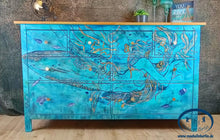 Load image into Gallery viewer, 1131 Sideboard "Siren of the Sea" Meerjungfrau