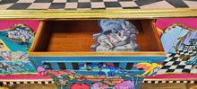 Load image into Gallery viewer, 1208 Kommode handbemalt mit vielen Details