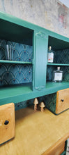 Load image into Gallery viewer, 1211 Buffetschrank Retro - Creme / Tannengrün