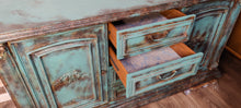 Load image into Gallery viewer, 0913- Kommode Rost / Türkies