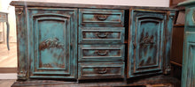 Load image into Gallery viewer, 0913- Kommode Rost / Türkies