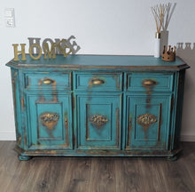 Load image into Gallery viewer, 0914 - Kommode Rost / Türkies