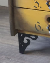 Load image into Gallery viewer, 1014 Schubladenschrank / Kommode / Container / Schreibtischunterschrank in Gelb