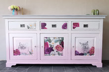 Load image into Gallery viewer, 1095 Kommode Landhaus Blumen