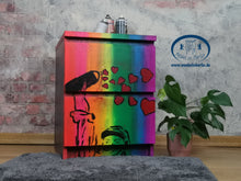 Load image into Gallery viewer, 1104 - Graffiti Neon Nachttisch in Handarbeit