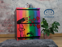 Load image into Gallery viewer, 1104 - Graffiti Neon Nachttisch in Handarbeit