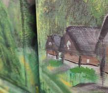 Load image into Gallery viewer, 1196- Kommode mit Landschaftsbild - handgemalt