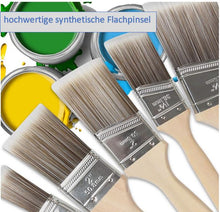 Load image into Gallery viewer, synthetische Flachpinsel in verschiedenen Ausführungen