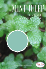 Load image into Gallery viewer, Dixie Belle Kreidefarbe in Mint Julep (Hellgrün mit gelben Untertönen)