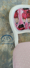 Load image into Gallery viewer, 1180 - Stühle weiß mit individuellen Stoffen