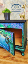 Load image into Gallery viewer, 1212 Nachttisch Landschaft handbemalt