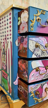 Load image into Gallery viewer, 1218 Kommode Handbemalt Hasen