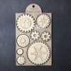Load image into Gallery viewer, WoodUbend - WUB0056 - große Zahnräder / Steampunk - 8 teilig (23 x 13 cm)