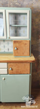 Lade das Bild in den Galerie-Viewer, 1249 Buffetschrank Retro - Creme / Blau
