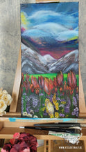 Lade das Bild in den Galerie-Viewer, B006 - Ölbild: Tulpenlandschaft
