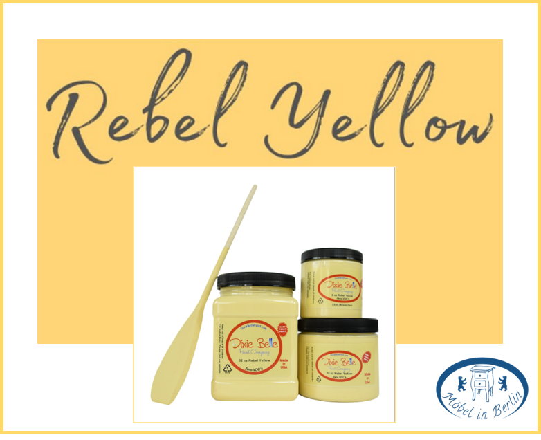 Dixie Belle Kreidefarbe in Rebel Yellow (Vintage-Gelb)